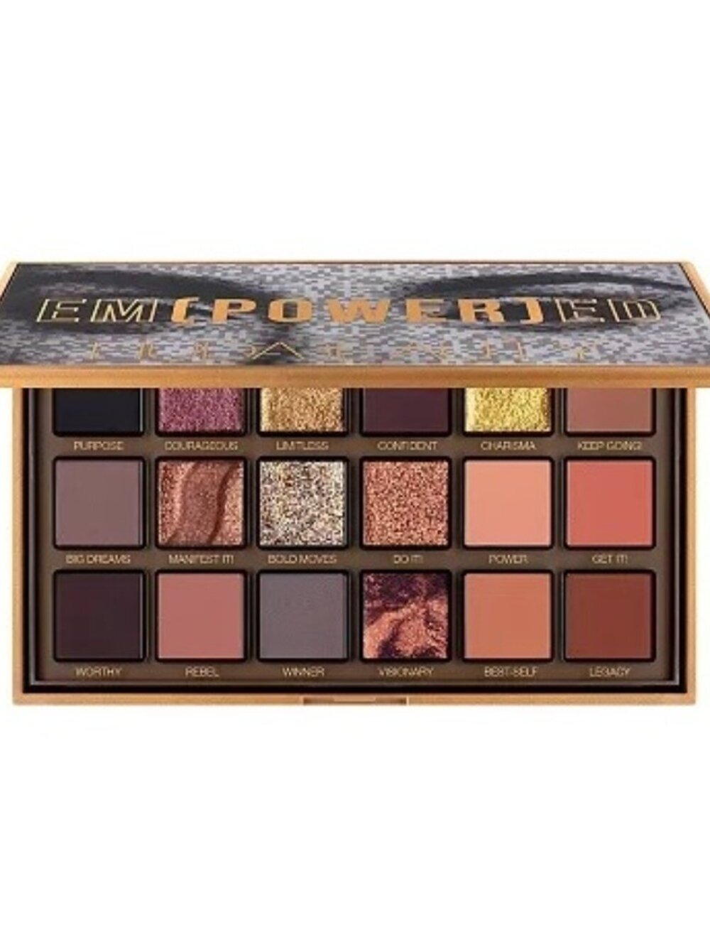 BNIB ✅ HUDA BEAUTY Empowered Eyeshadow Palette EM(POWER)ED ~ Limited Edition
